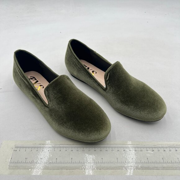 FYS Olive Drab Comfortable Slip On Loafers Round Toe Ballet Flats Walking Shoes - Picture 4 of 8